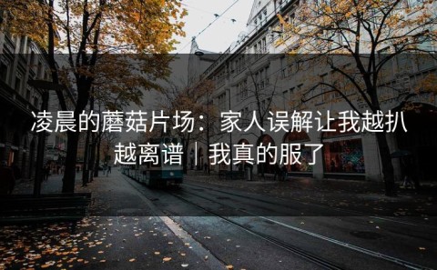 凌晨的蘑菇片场：家人误解让我越扒越离谱｜我真的服了